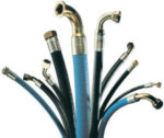 Photo of various hydraulic hoses